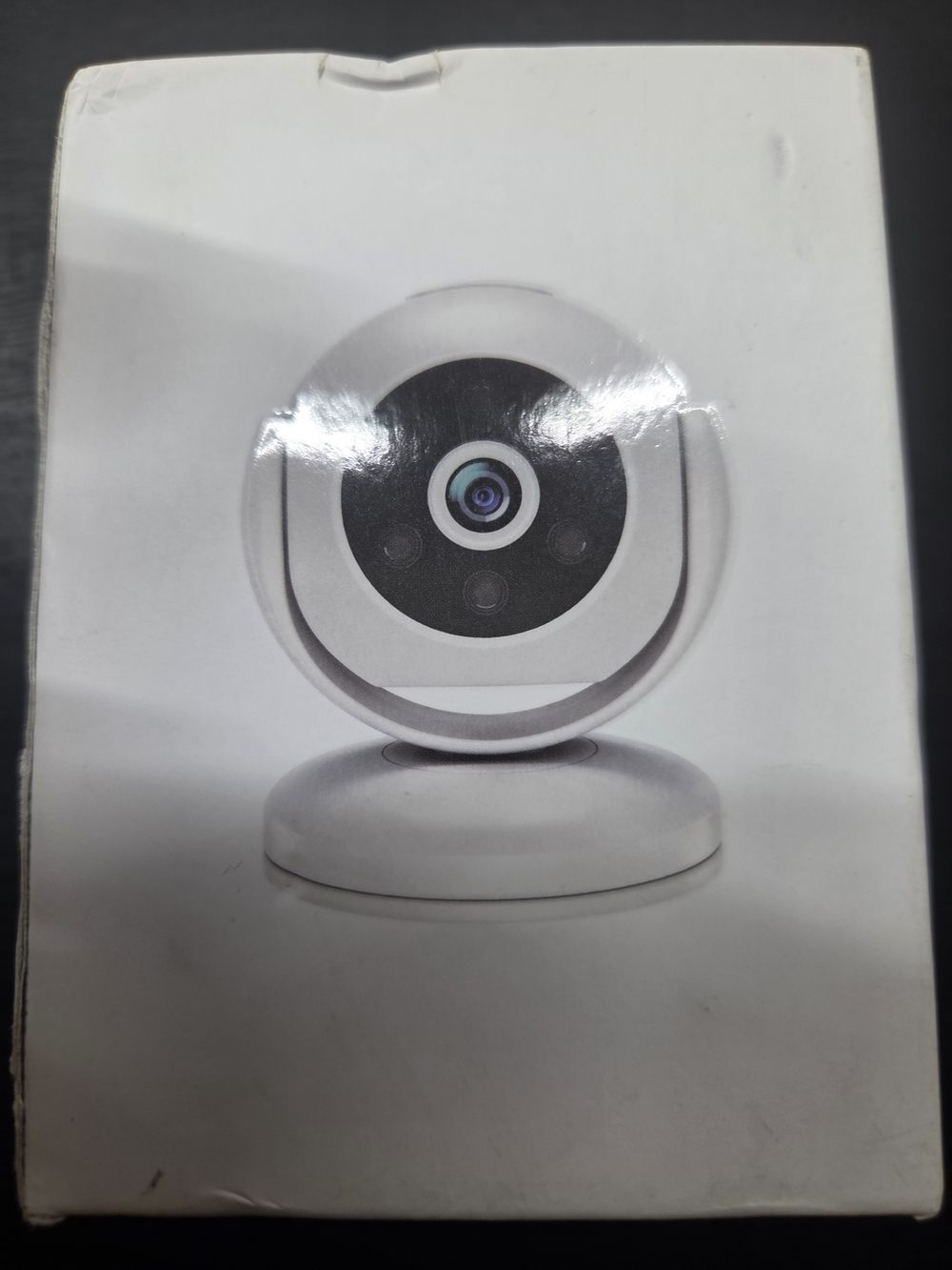 White Indoor Security Camera - Smart Home Surveillance